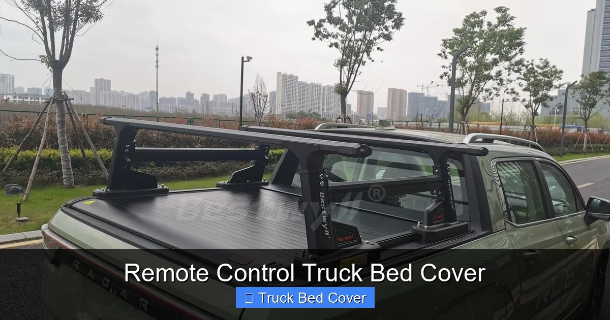 Remote Control Truck Bed Cover