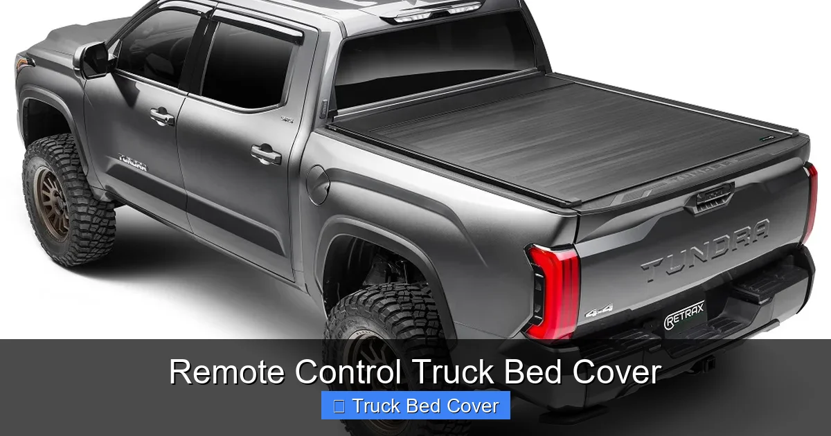 Remote Control Truck Bed Cover