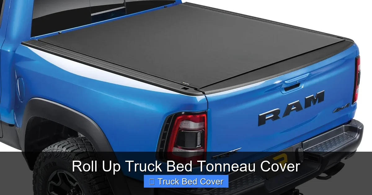 Roll Up Truck Bed Tonneau Cover
