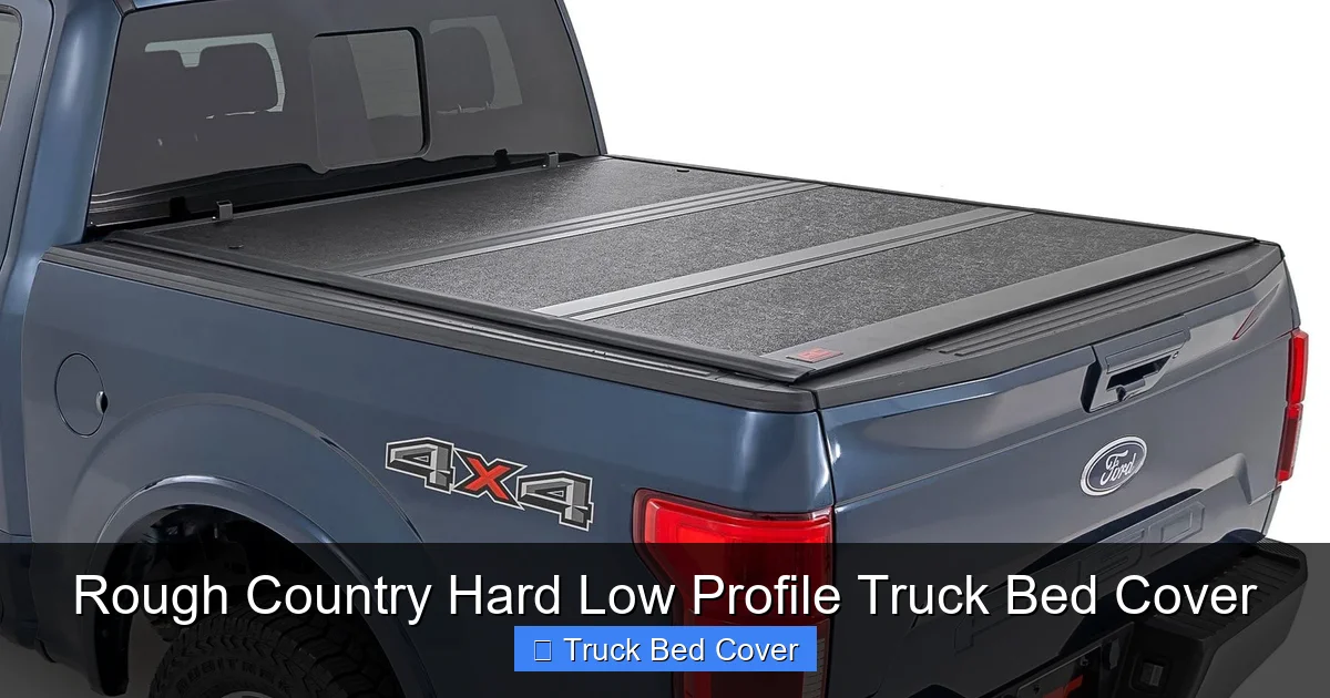 Rough Country Hard Low Profile Truck Bed Cover