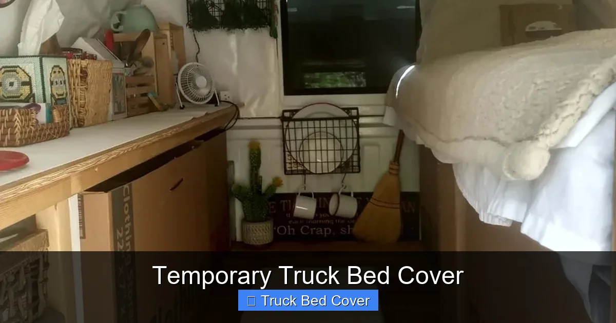 Temporary Truck Bed Cover