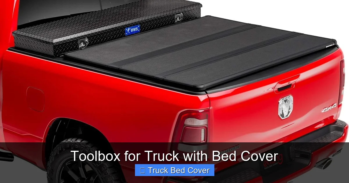 Toolbox for Truck with Bed Cover