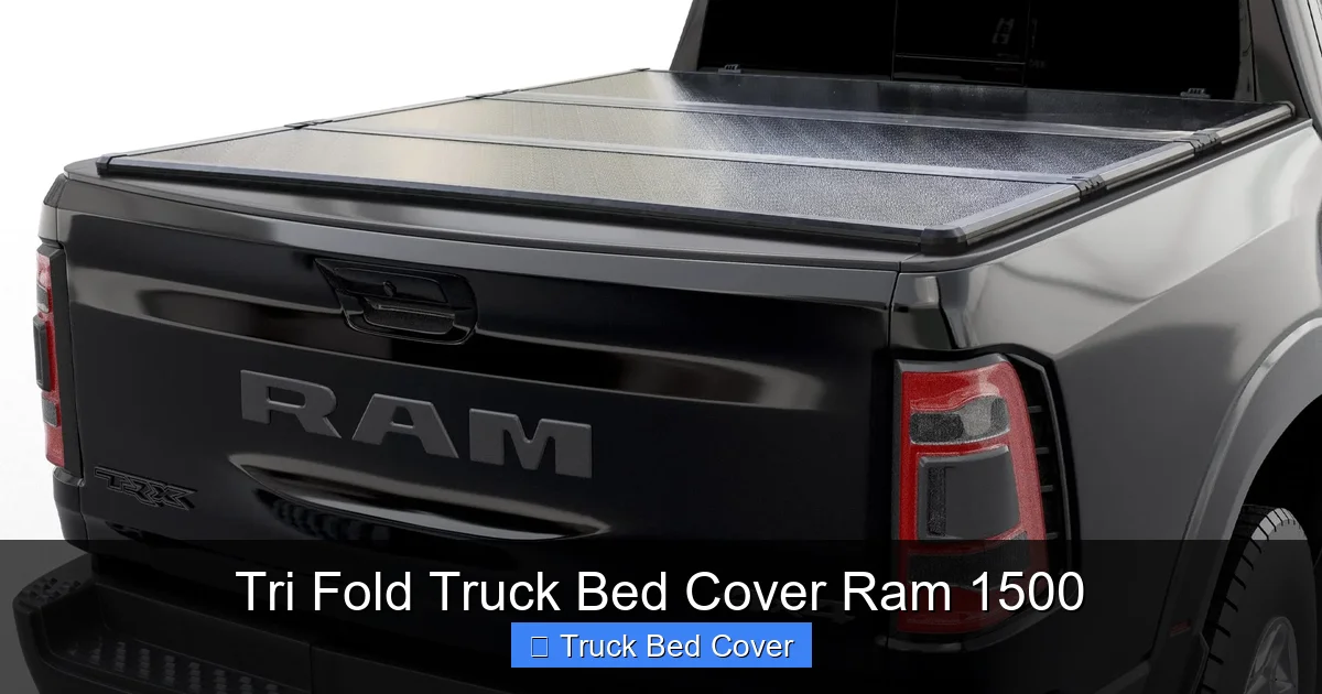 Tri Fold Truck Bed Cover Ram 1500