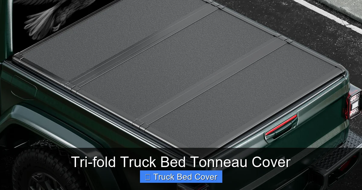 Tri-fold Truck Bed Tonneau Cover