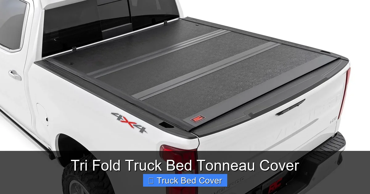 Tri Fold Truck Bed Tonneau Cover