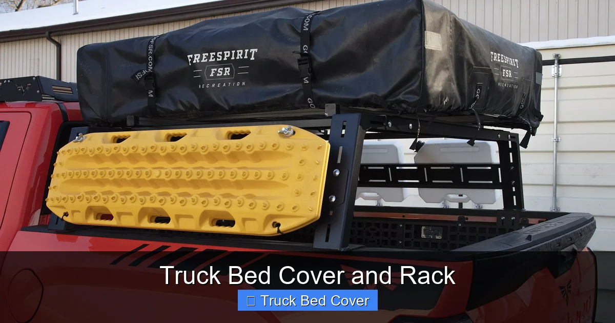 Truck Bed Cover and Rack