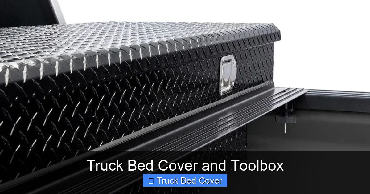 Truck Bed Cover and Toolbox