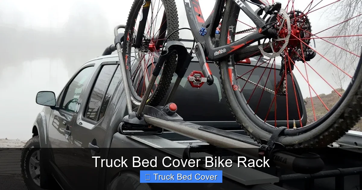 Truck Bed Cover Bike Rack
