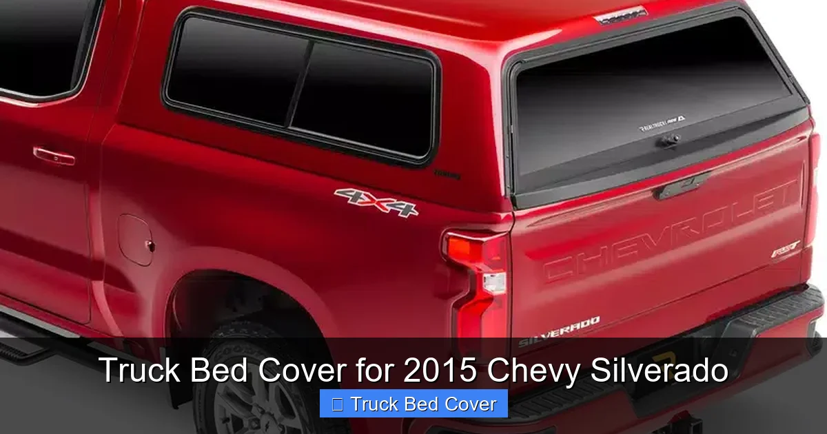 Truck Bed Cover for 2015 Chevy Silverado