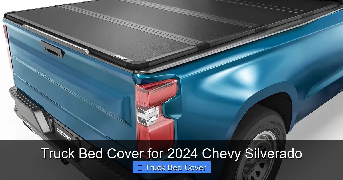 Truck Bed Cover for 2024 Chevy Silverado