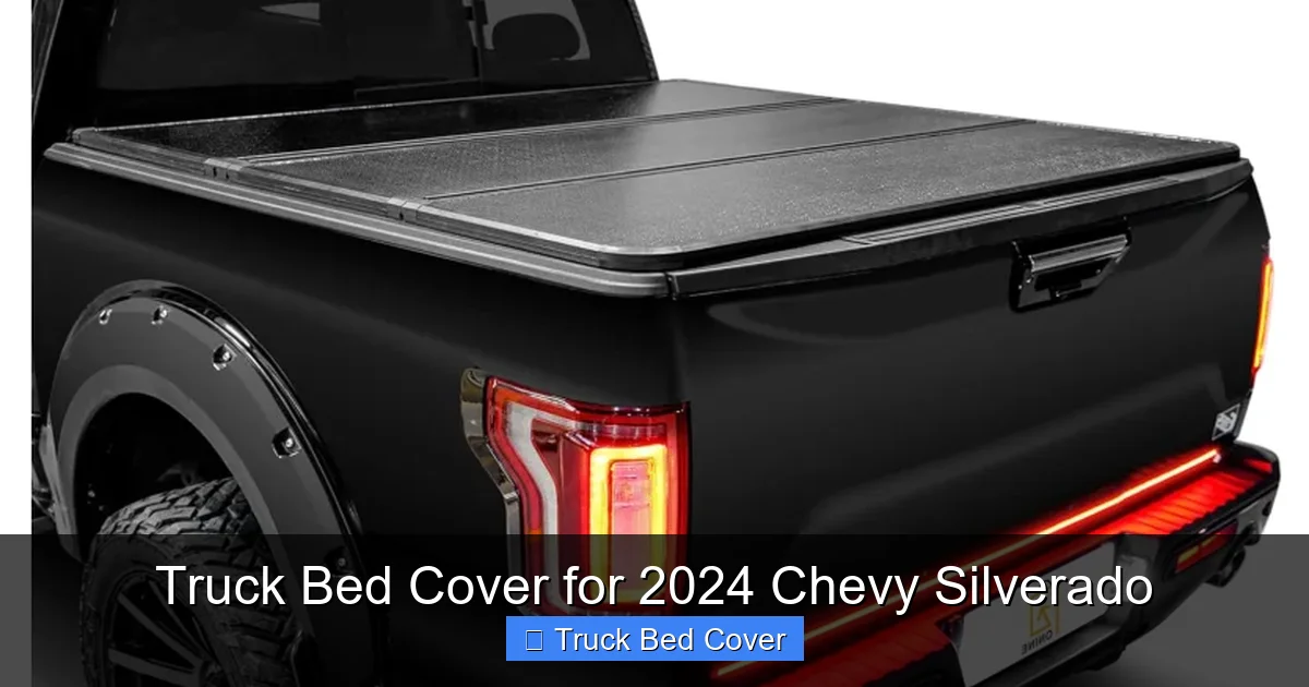 Truck Bed Cover for 2024 Chevy Silverado