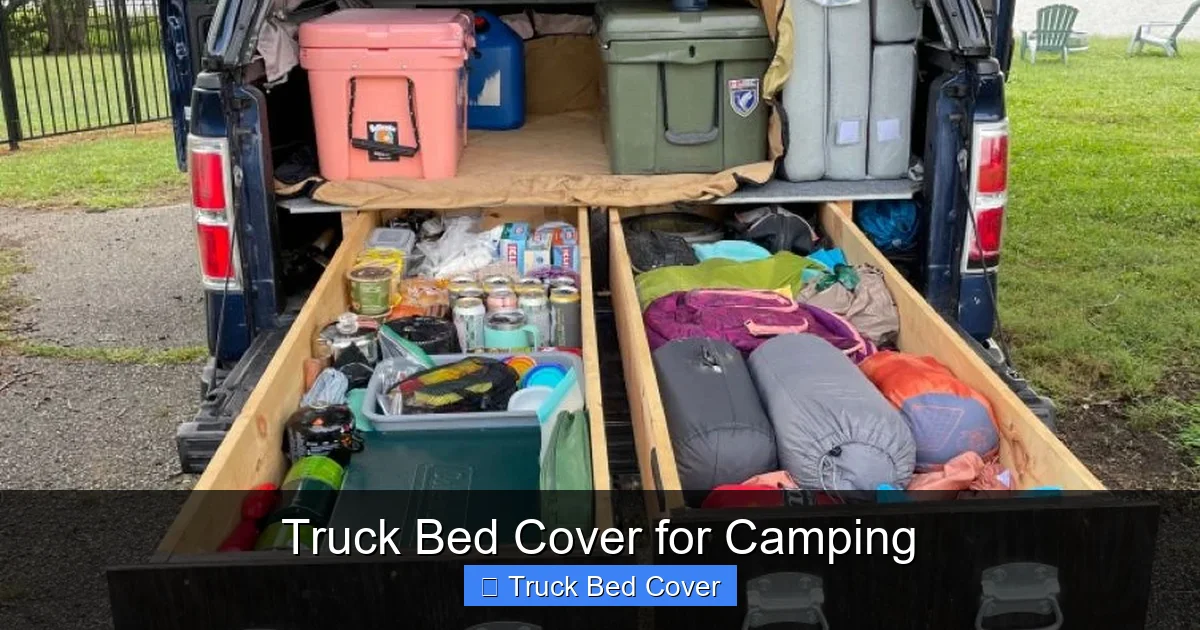 Truck Bed Cover for Camping