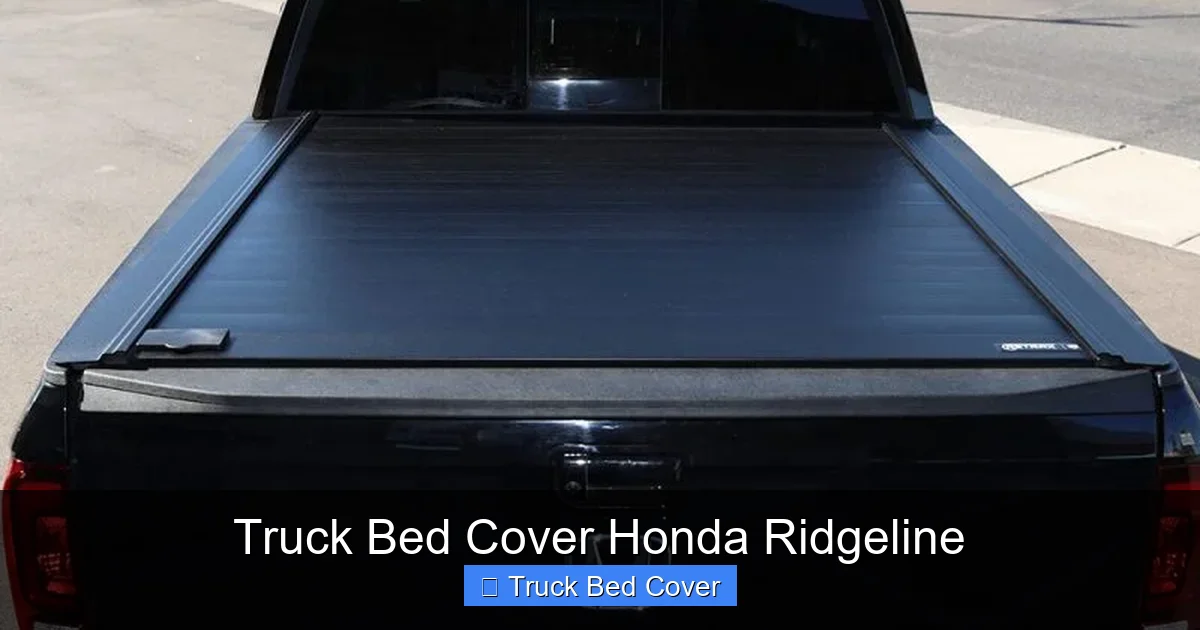 Truck Bed Cover Honda Ridgeline