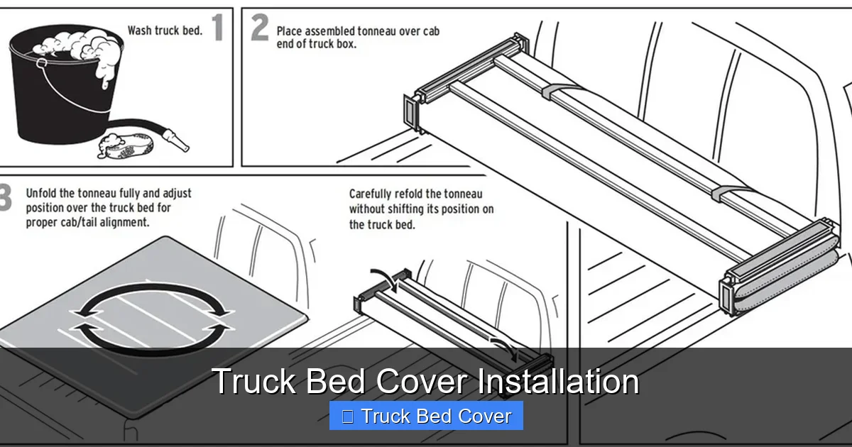 Truck Bed Cover Installation