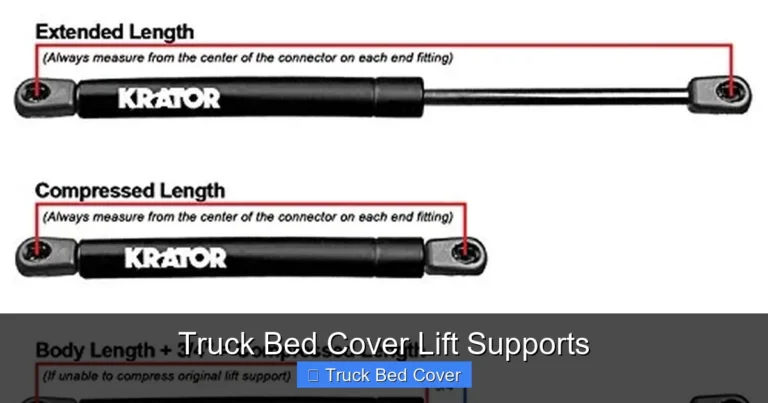 Truck Bed Cover Lift Supports