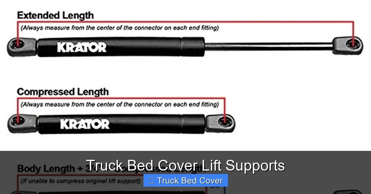 Truck Bed Cover Lift Supports