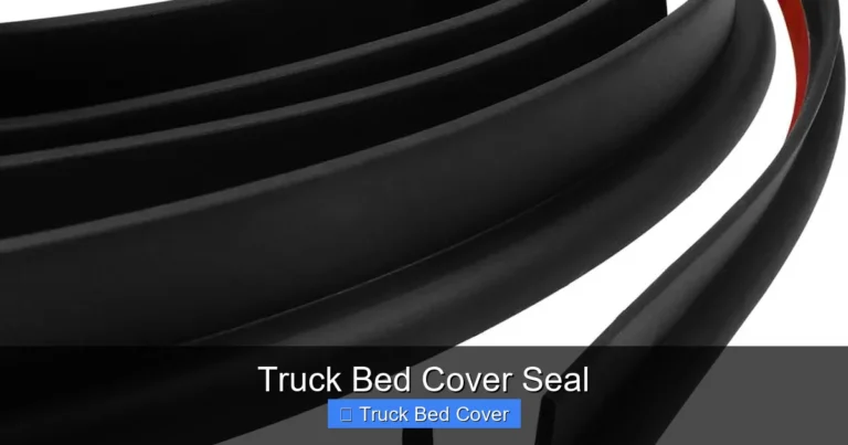 Truck Bed Cover Seal