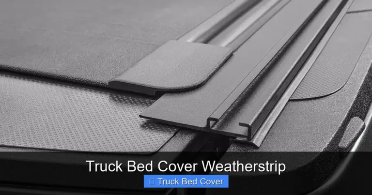 Truck Bed Cover Weatherstrip
