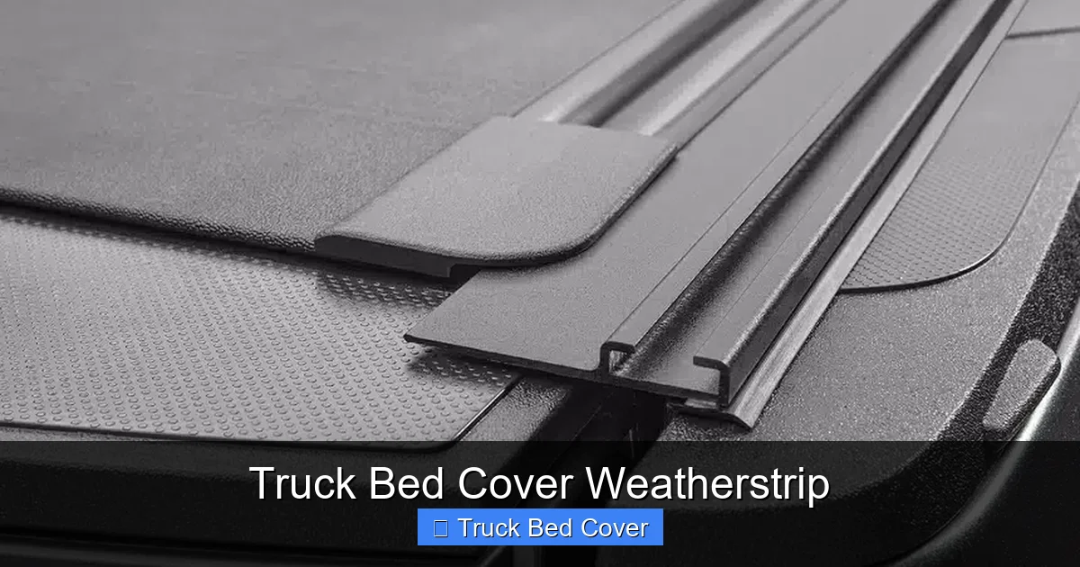 Truck Bed Cover Weatherstrip