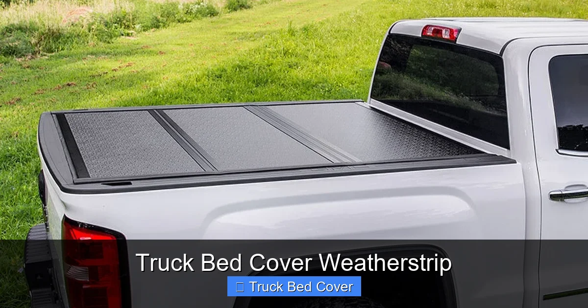 Truck Bed Cover Weatherstrip