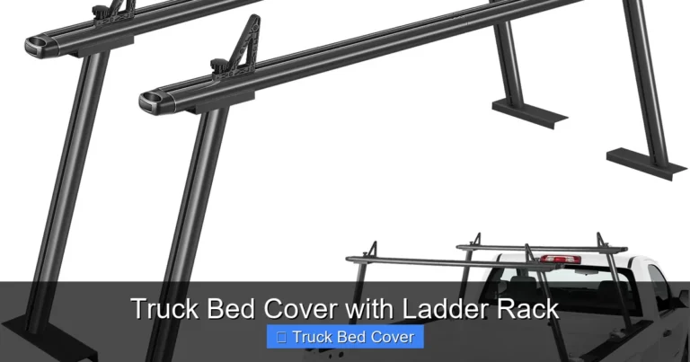 Truck Bed Cover with Ladder Rack