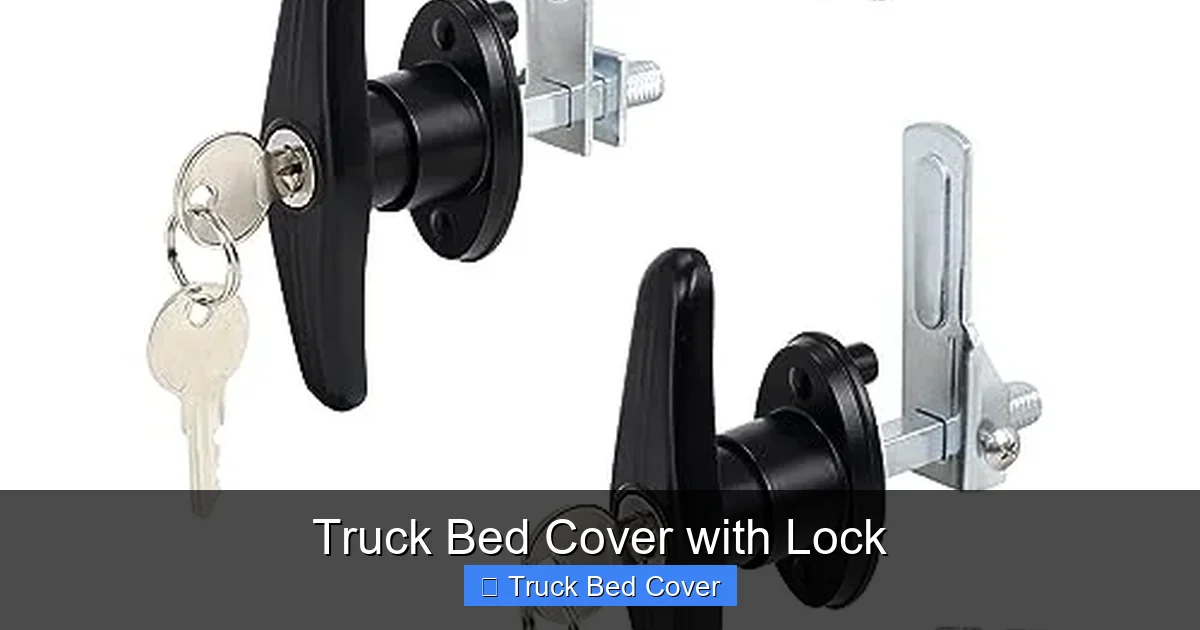 Truck Bed Cover with Lock