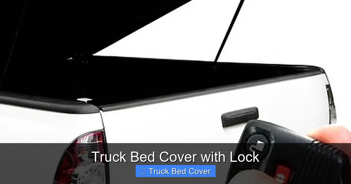 Truck Bed Cover with Lock