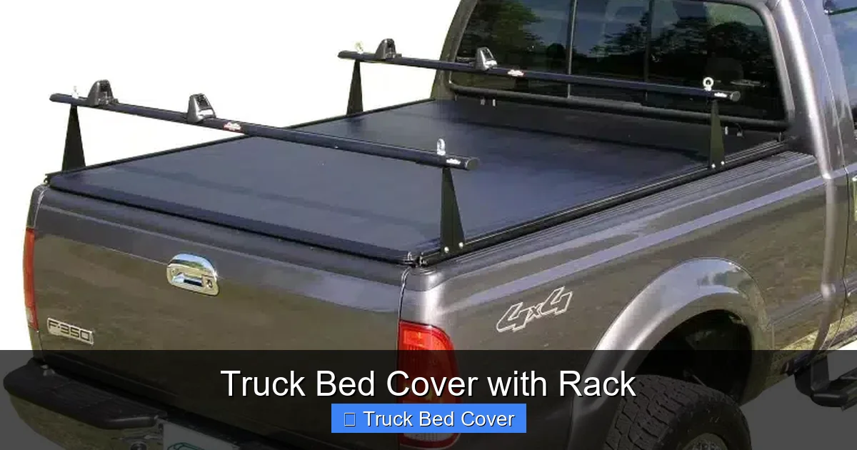Truck Bed Cover with Rack