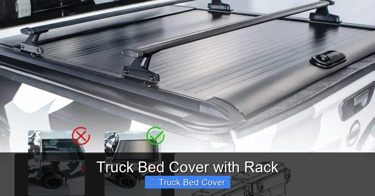 Truck Bed Cover with Rack