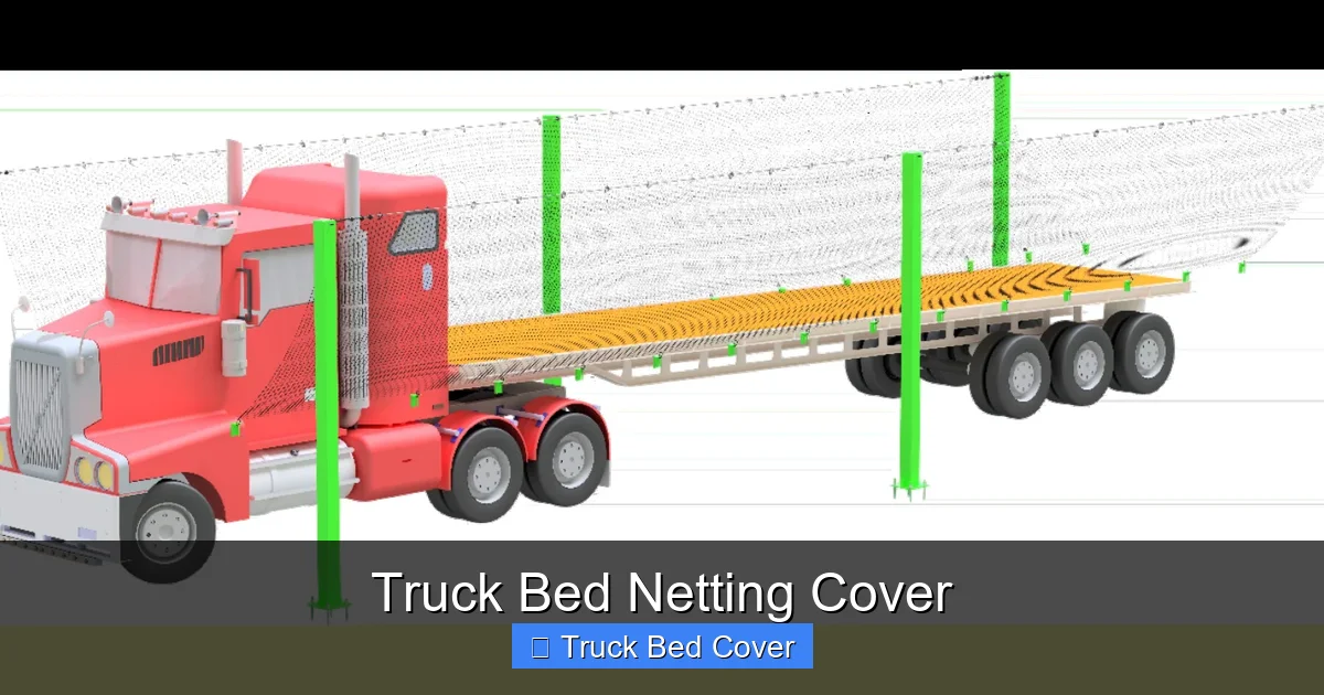 Truck Bed Netting Cover