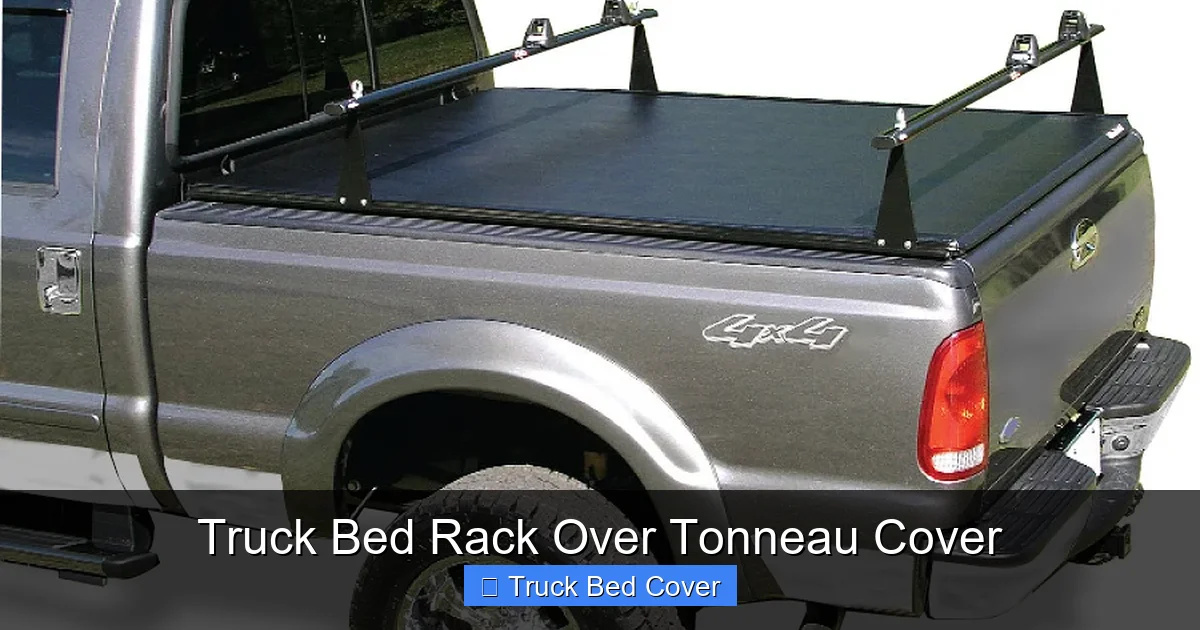 Truck Bed Rack Over Tonneau Cover