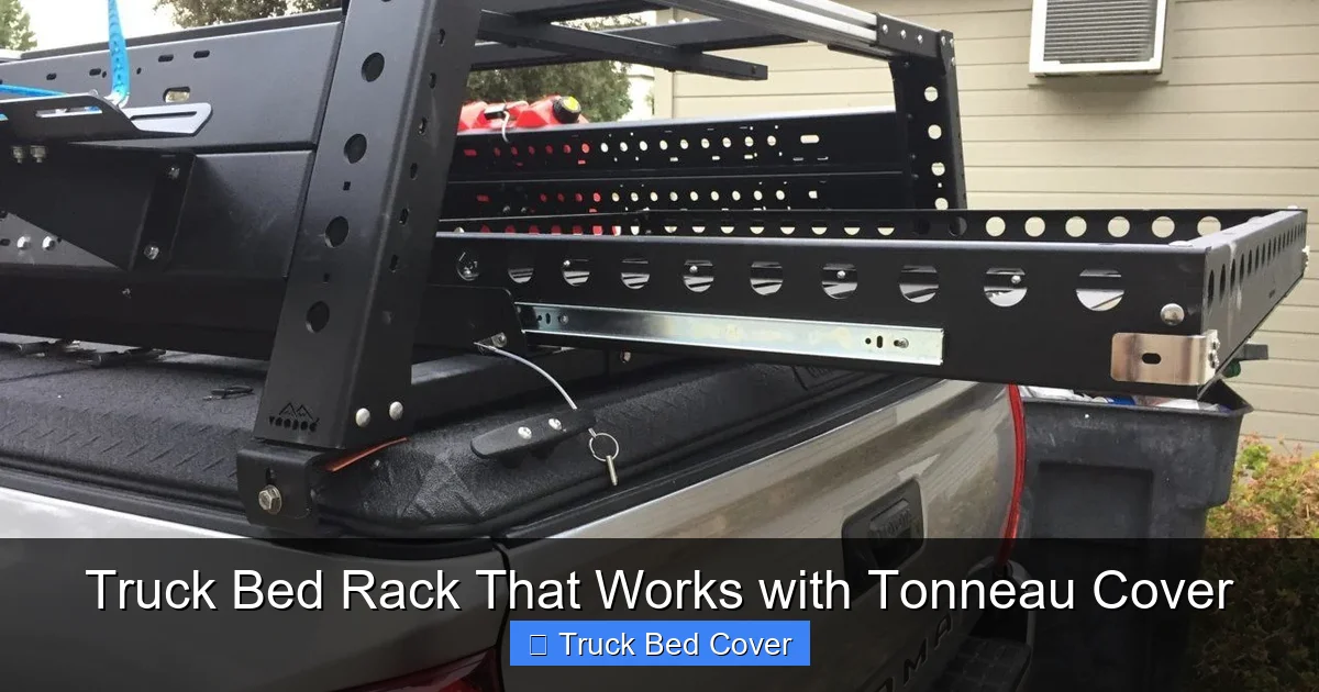 Truck Bed Rack That Works with Tonneau Cover
