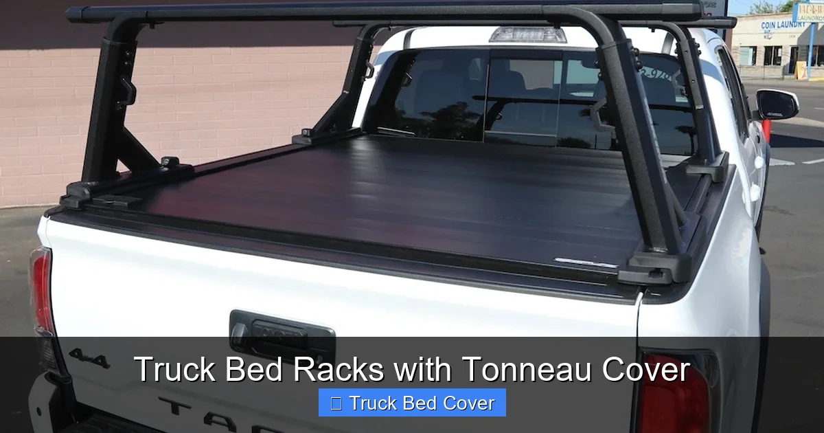 Truck Bed Racks with Tonneau Cover