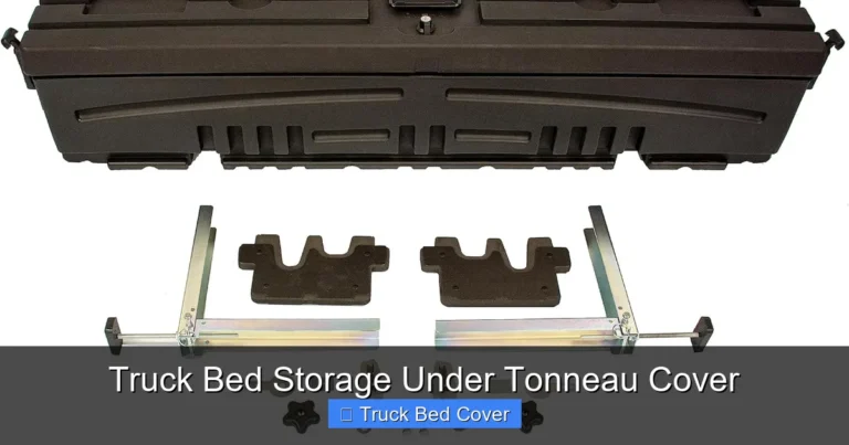 Truck Bed Storage Under Tonneau Cover