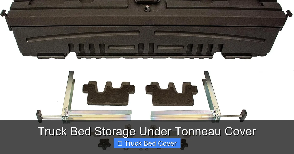 Truck Bed Storage Under Tonneau Cover