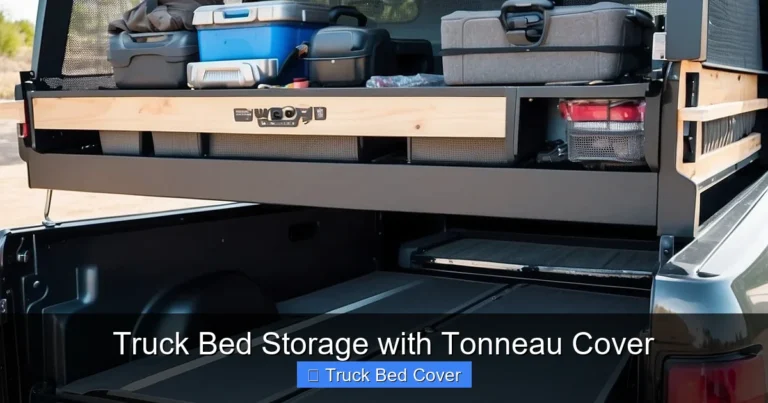 Truck Bed Storage with Tonneau Cover