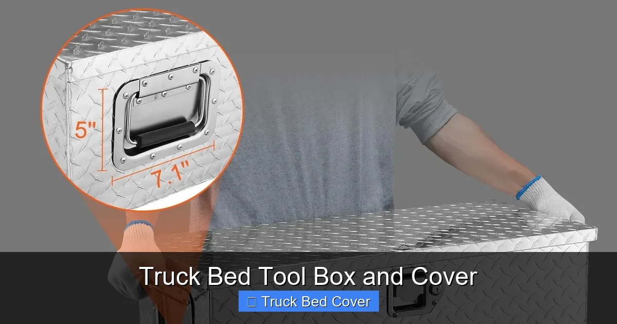 Truck Bed Tool Box and Cover