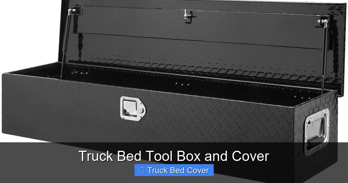 Truck Bed Tool Box and Cover