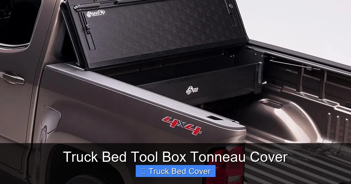 Truck Bed Tool Box Tonneau Cover