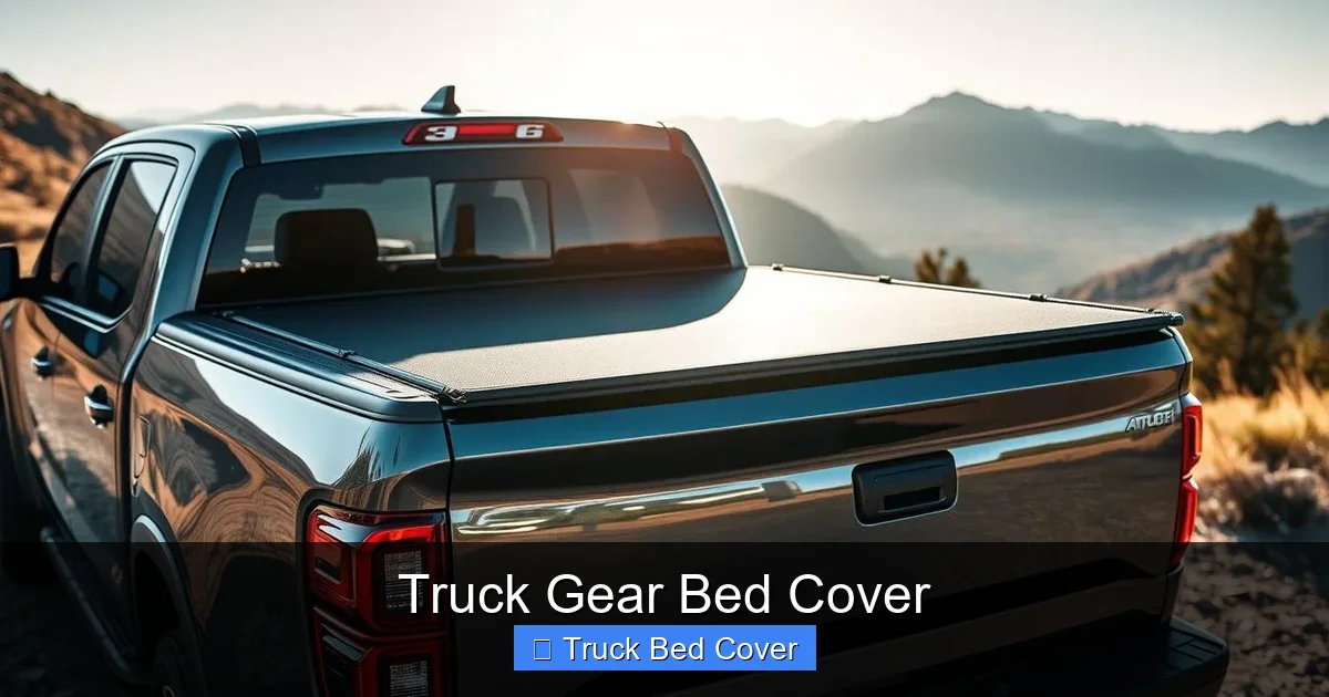 Truck Gear Bed Cover