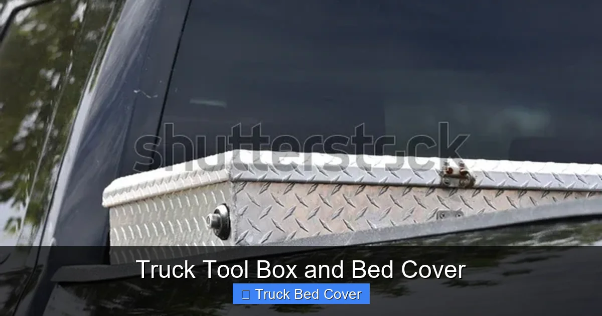 Truck Tool Box and Bed Cover