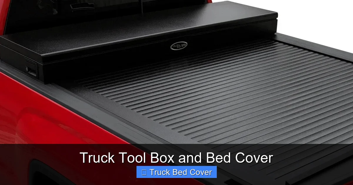 Truck Tool Box and Bed Cover
