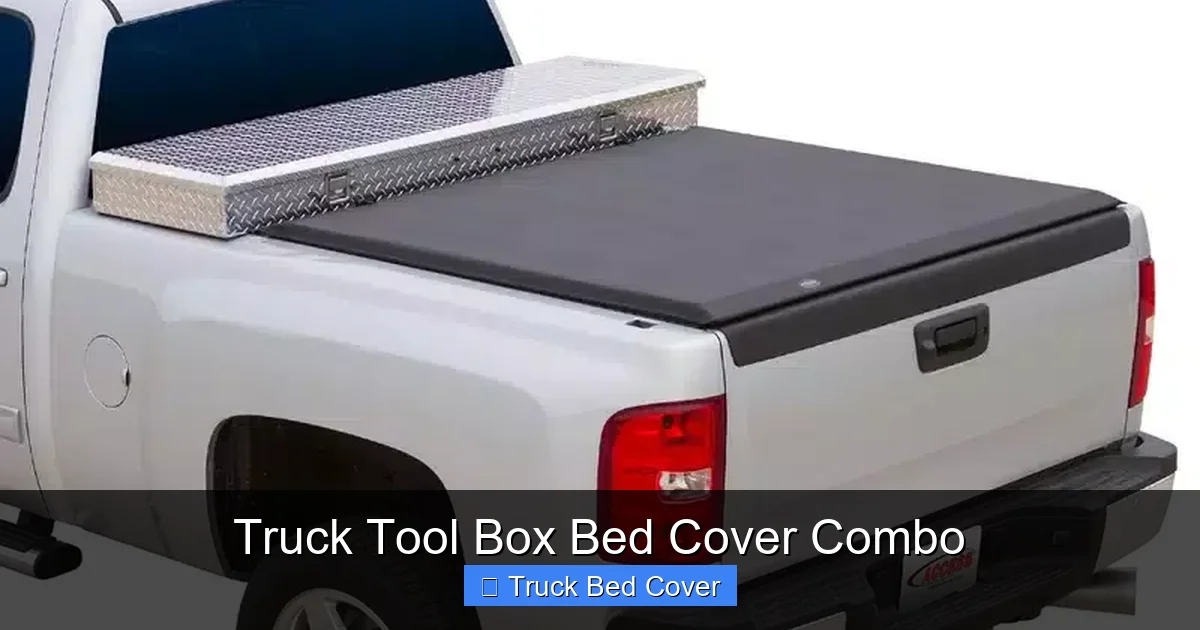 Truck Tool Box Bed Cover Combo