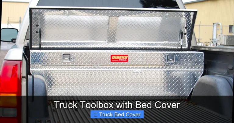 Truck Toolbox with Bed Cover