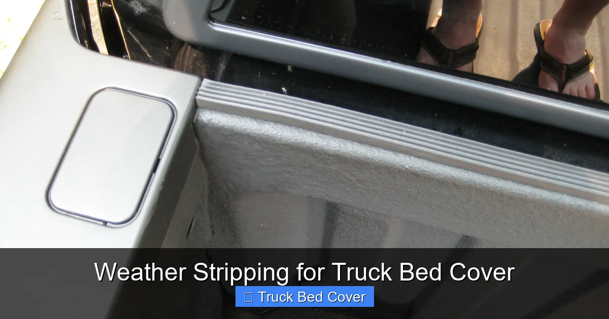 Weather Stripping for Truck Bed Cover
