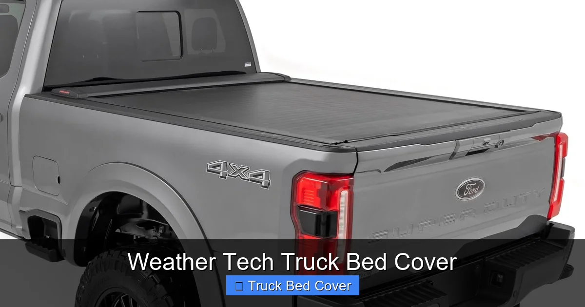 Weather Tech Truck Bed Cover