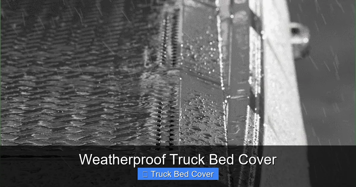 Weatherproof Truck Bed Cover